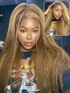 Signature Human Hair Collection Straight Wig Highlights / Ombre